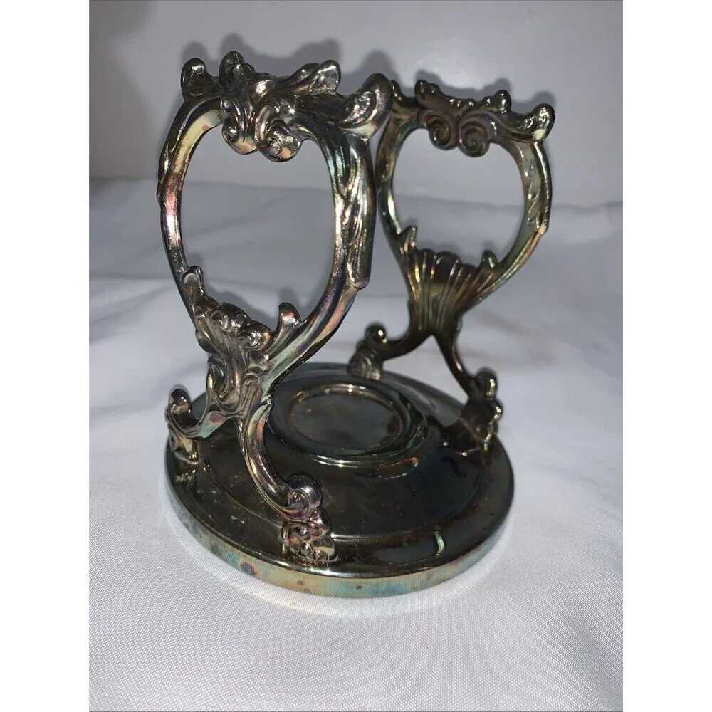 Vintage Sheridan Silver Plated Graby Warmer Or Candle Warmer (Stand Only )
